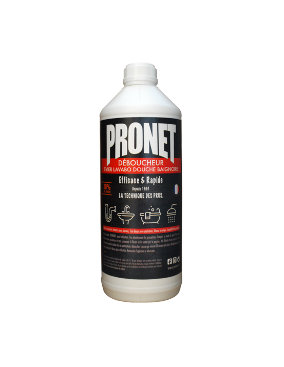 Pronet déboucheur de canalisation 1 litre - pronet