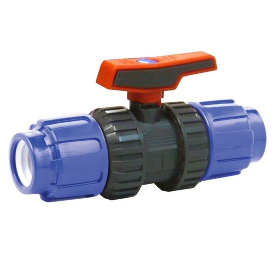 Raccord à visser vanne à bille pp pe 40 x 40