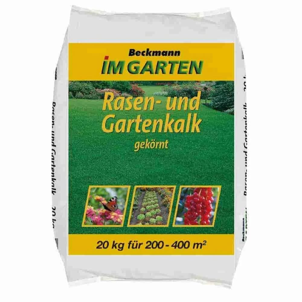 Chaux gazon, chaux jardin, amendement calcaire, 20kg granulée, 200-400m²