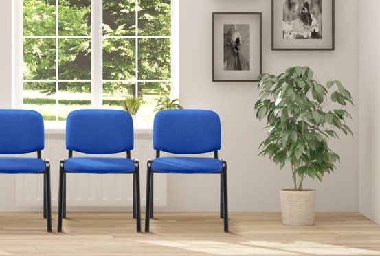 Chaise visiteur ken tissu