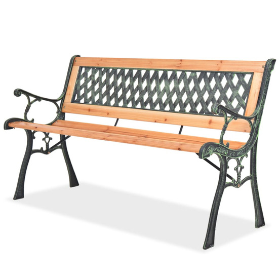 BANC DE JARDIN 122 CM BOIS 2-(868607)