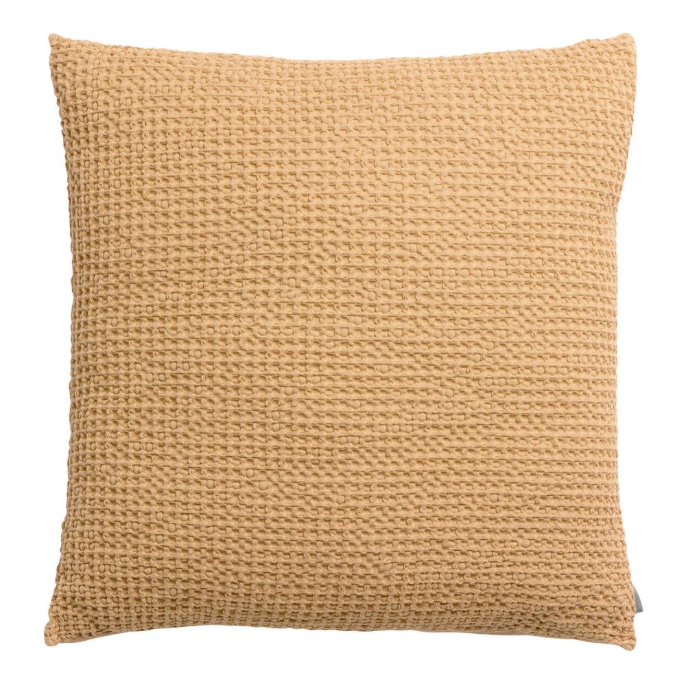 Housse de coussin stonewashed maia sable 45 x 45 cm