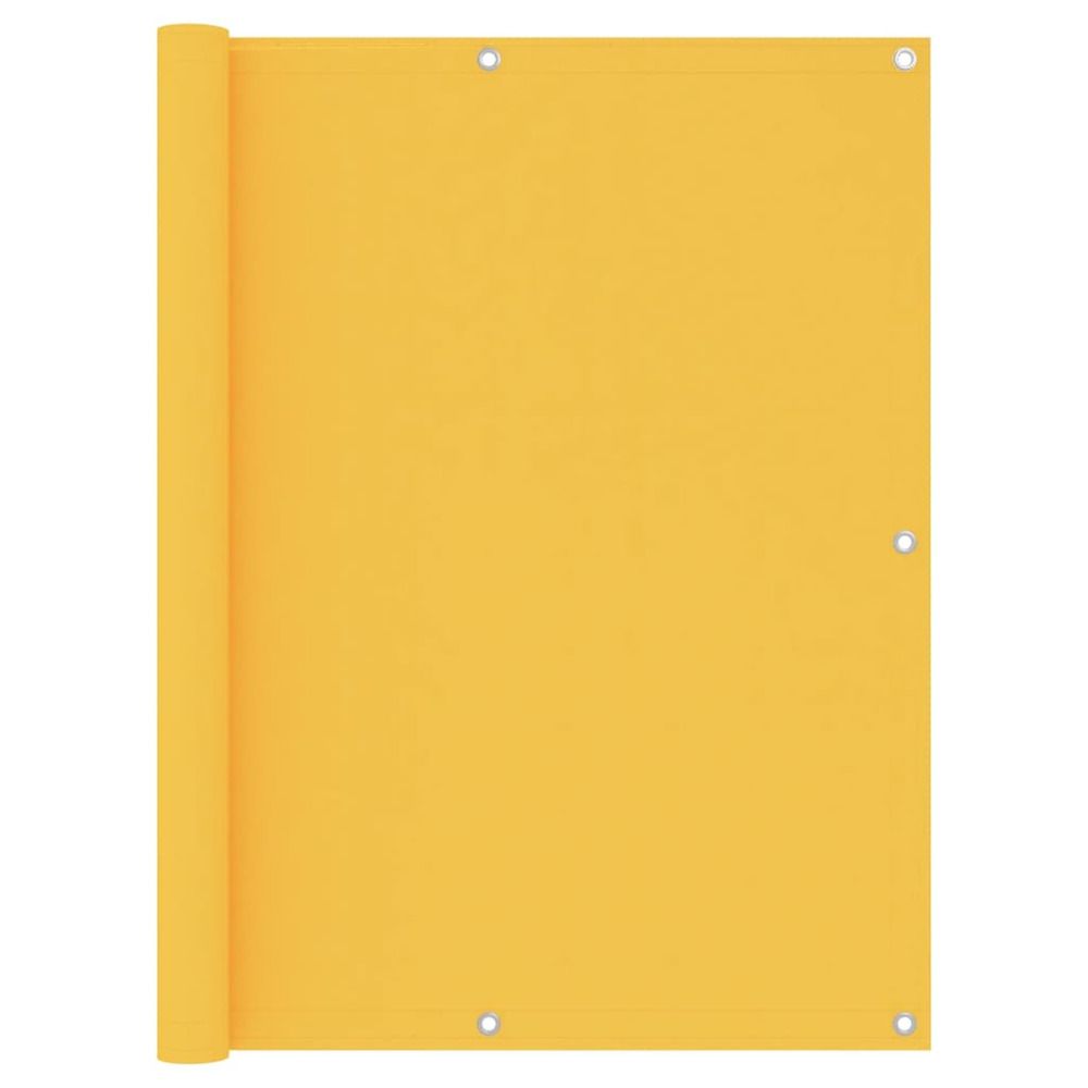 Écran de balcon jaune 120x600 cm tissu oxford