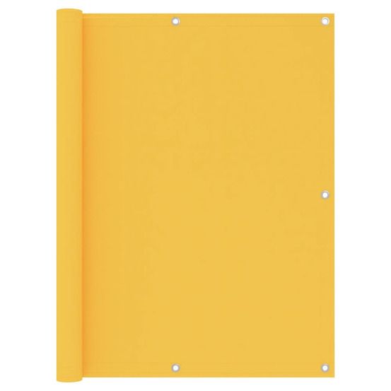 Écran de balcon jaune 120x600 cm tissu oxford
