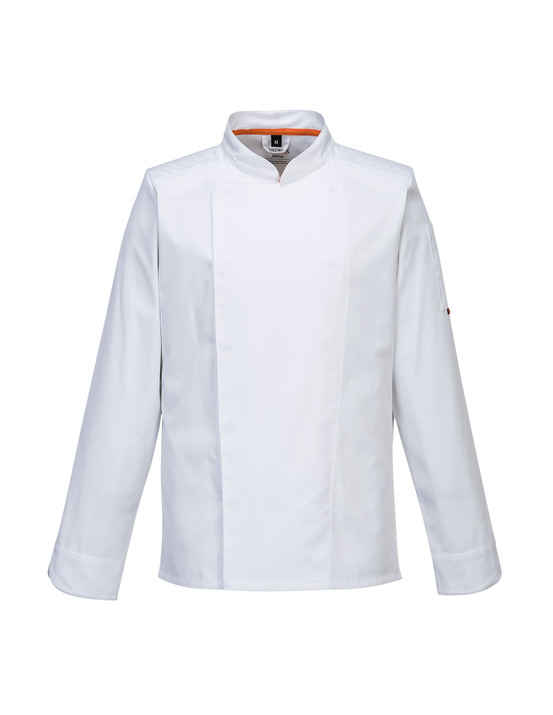 Veste cuisine meshair pro l/s couleur : blanc taille s - portwest