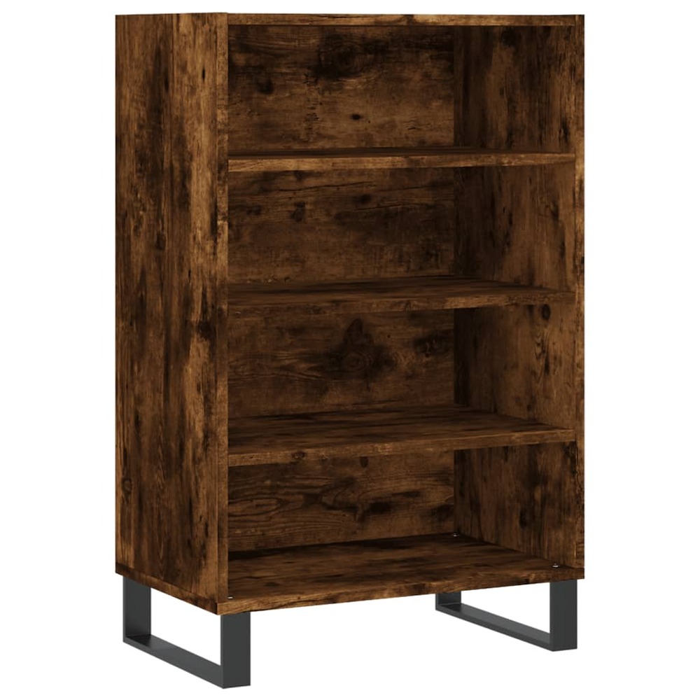 Buffet bahut commode armoire meuble de rangement organisateur cuisine salle de séjour salon haut 57 x 35 x 90 cm bois d'ingén