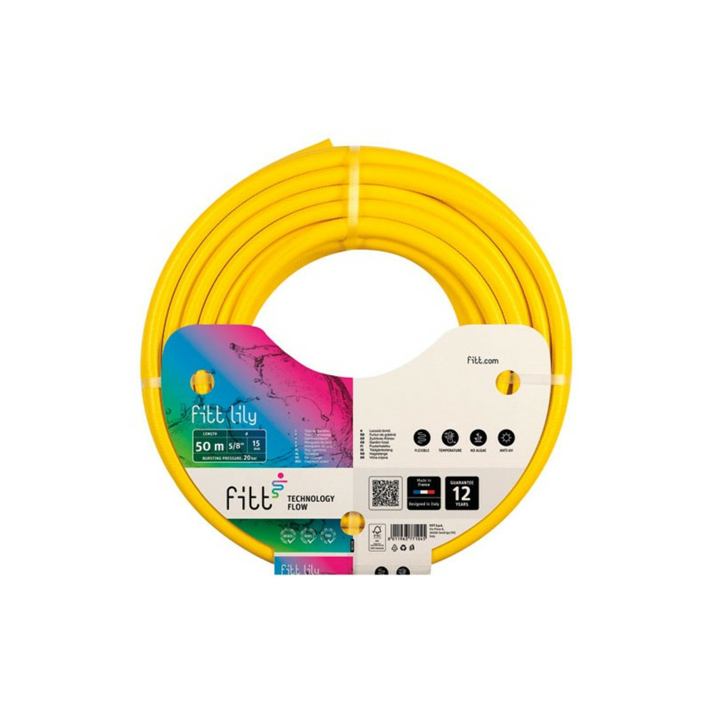 Tuyau fitt lily jaune d15mm x50m fitt - 770292065059000