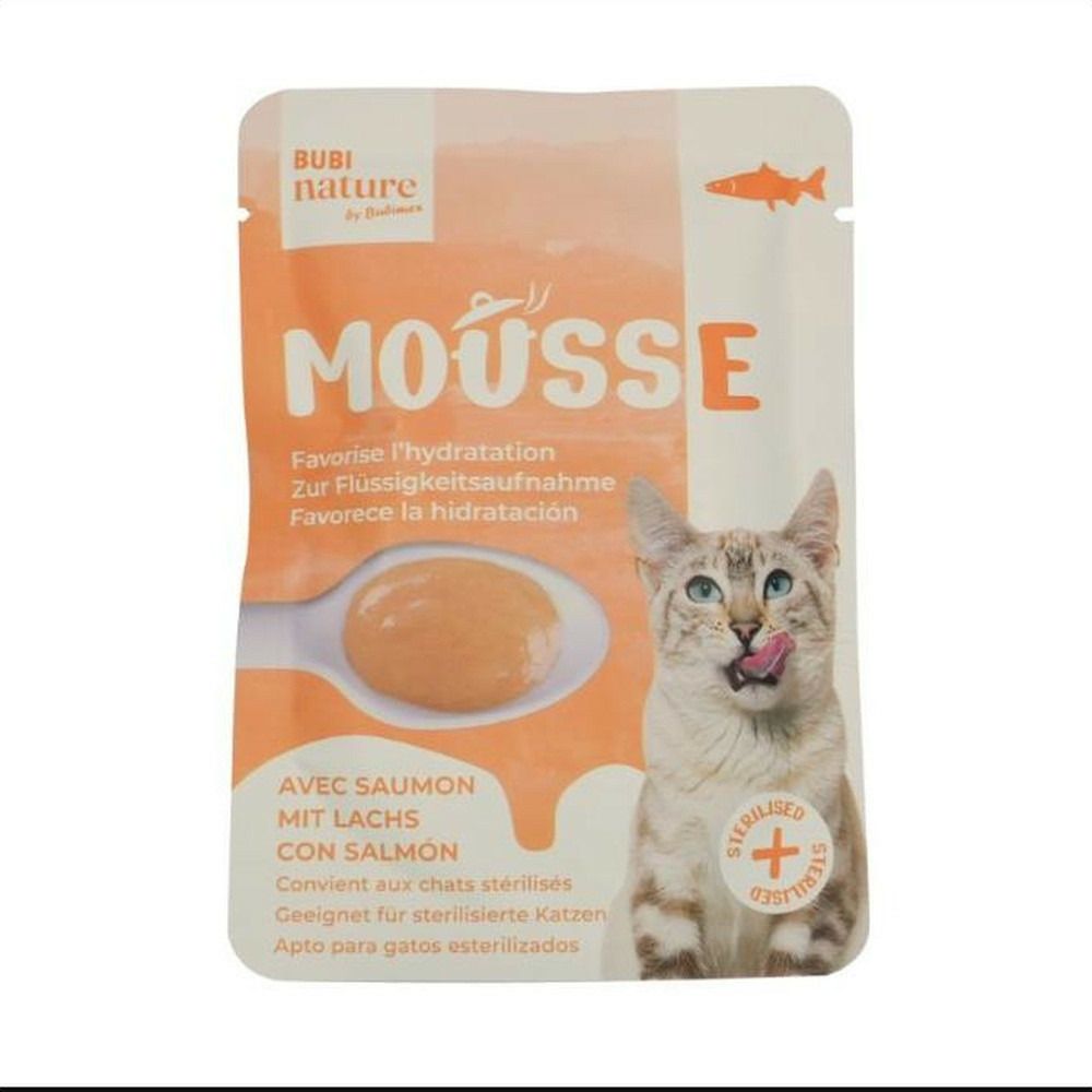Mousse pour chat au saumon bubinature - 50 g