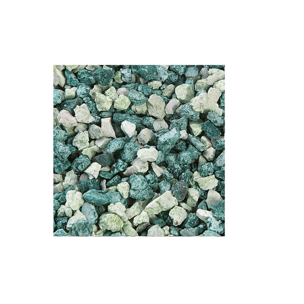 Gravier décoratif vert bleu pour aquarium 900 g