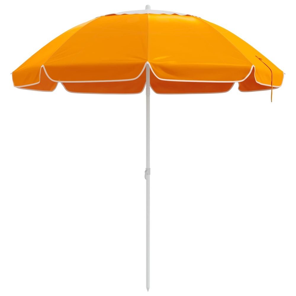 Parasol de jardin 180 cm polyester 170t orange