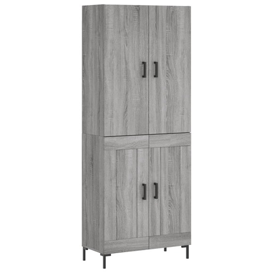 Buffet bahut commode armoire meuble de rangement organisateur cuisine salle de séjour salon haut sonoma 69,5 x 34 x 180 cm bo