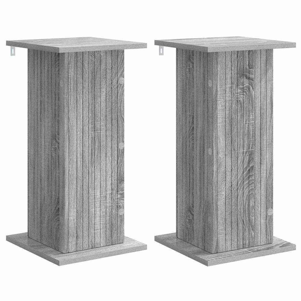 Support de plante 2 pièces sonoma gris 30,5 x 30 x 60,5 cm