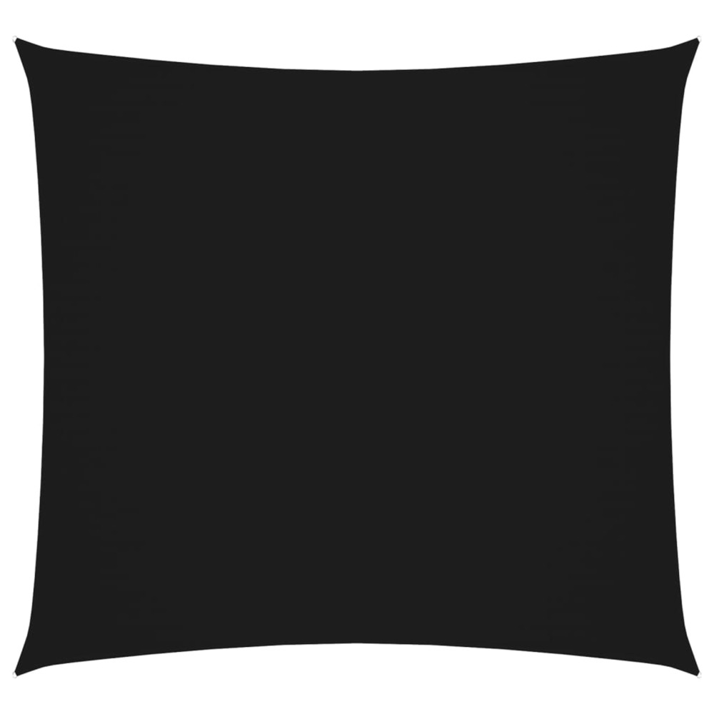 Voile de parasol tissu oxford carré 6x6 m noir