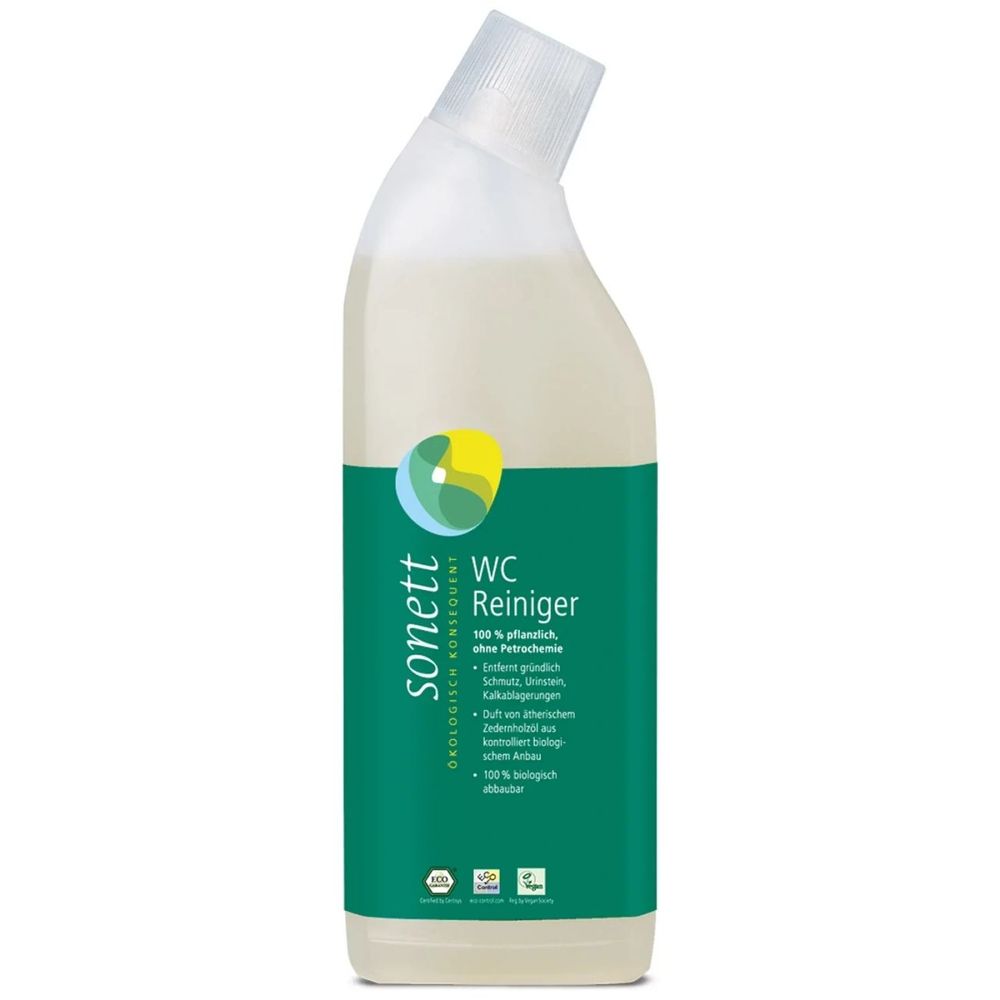 Nettoyant wc cèdre citronnelle, 6 x 750 ml, nettoyant wc naturel, nettoyant wc écologique