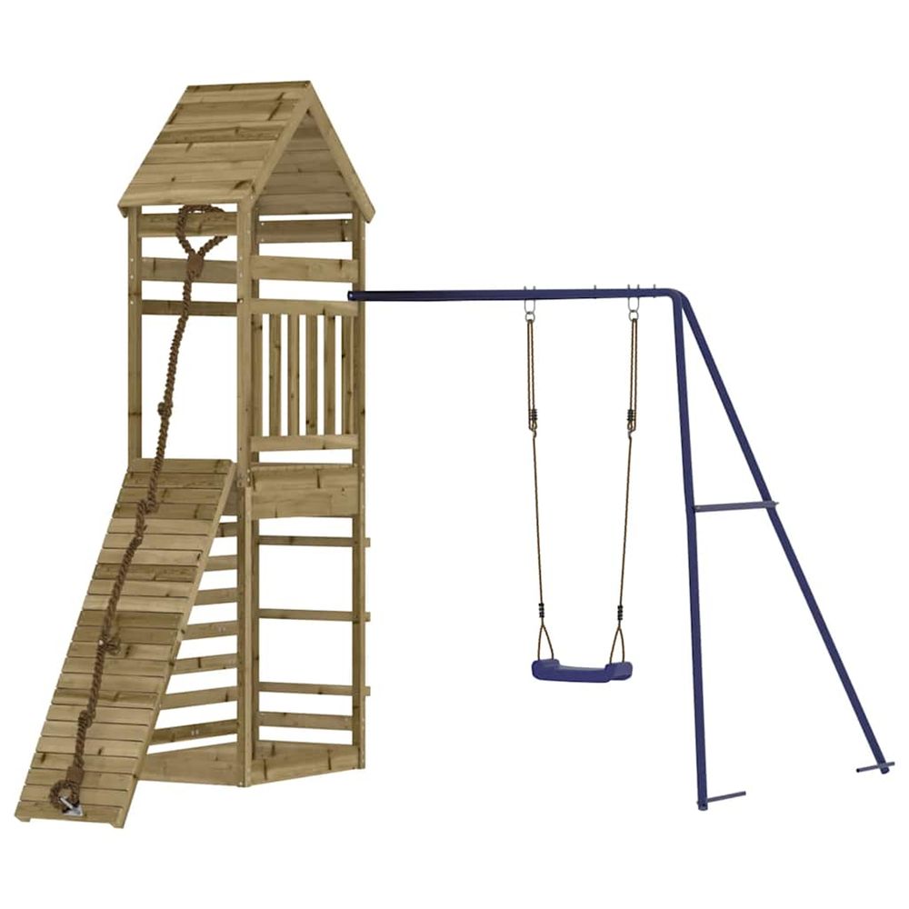 Aire de jeux d'extérieur bois de pin imprégné