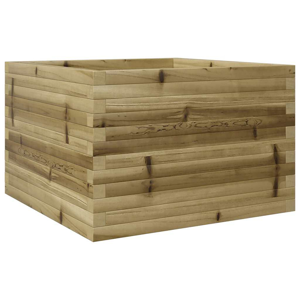 Jardinière d'extérieur 70x70x46 cm bois de pin imprégné