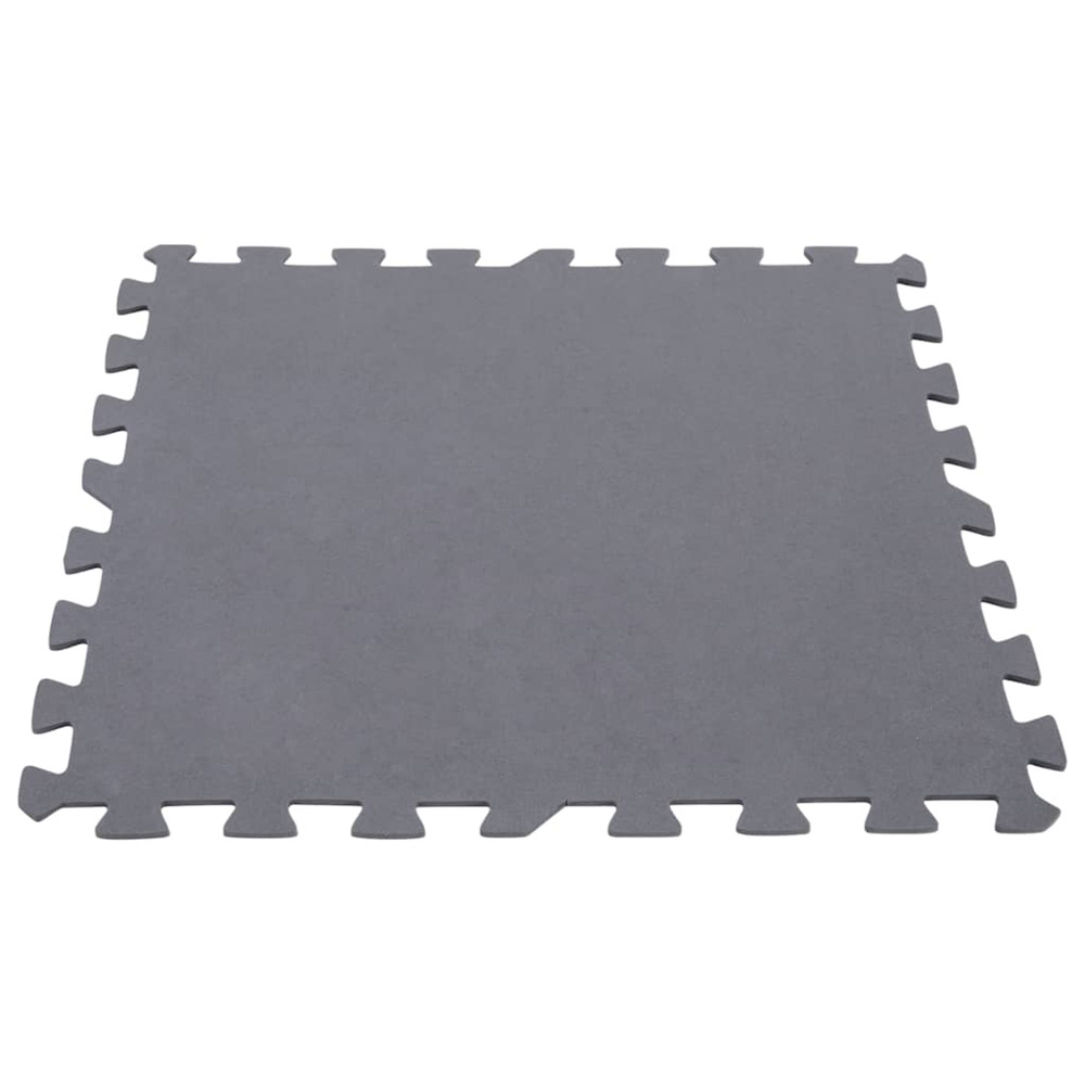 Protecteur de sol rembourré verrouillable 8pcs 50x50x0,5cm 1,9m²