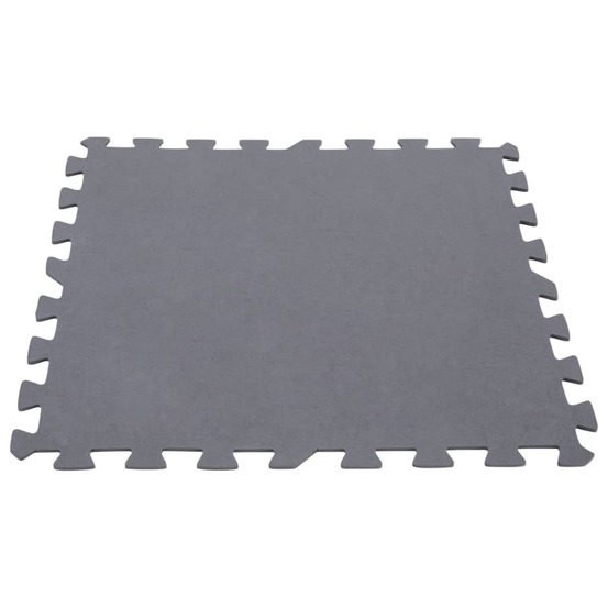 Protecteur de sol rembourré verrouillable 8pcs 50x50x0,5cm 1,9m²