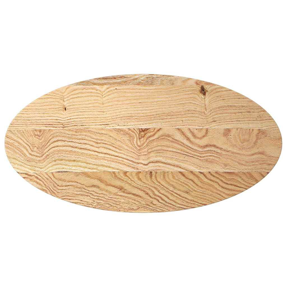 Dessus de table 100x50x4 cm bois de chêne massif ovale