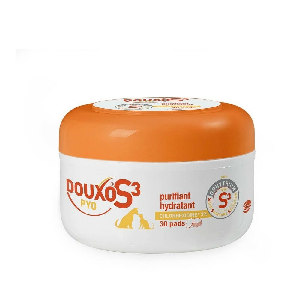 Douxo s3 pyo pads lingettes 30