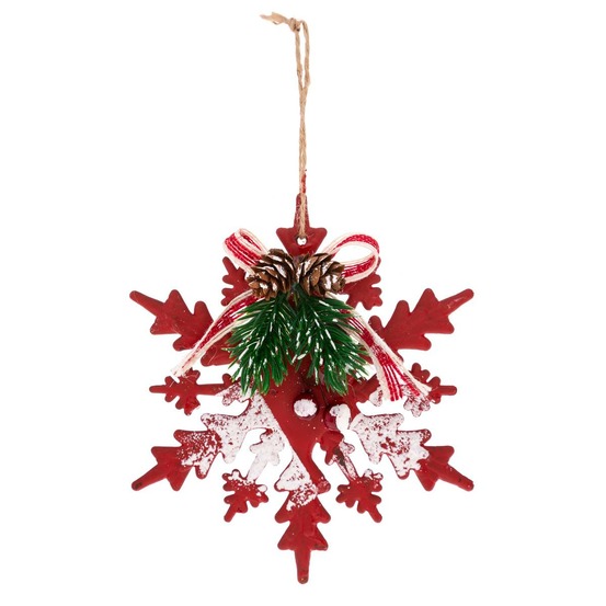 Sujet de noël couronne/flocon