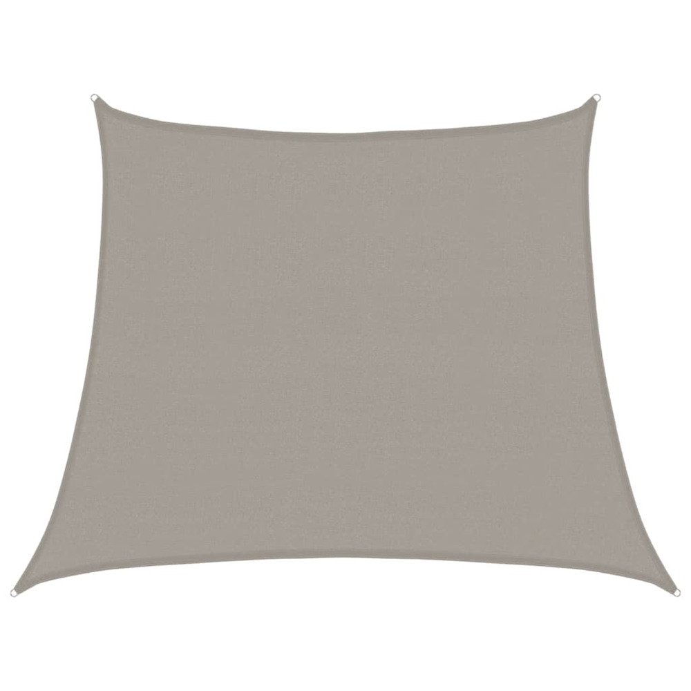 Voile d'ombrage 160 g/m² trapèze gris clair 3/4x3 m pehd