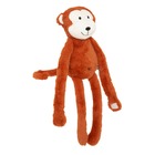 Peluche enfant "singe" - marron - 16x47 cm