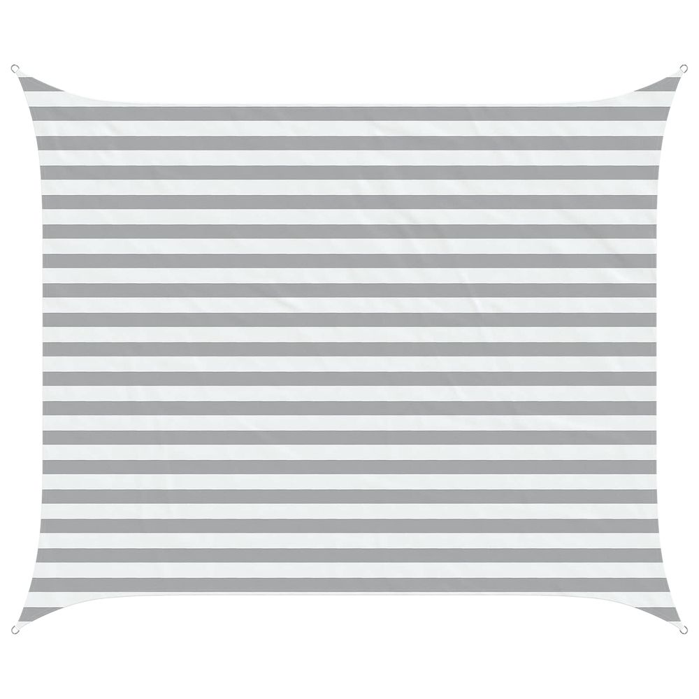Voile d'ombre oxford enduit de pu rectangulaire
