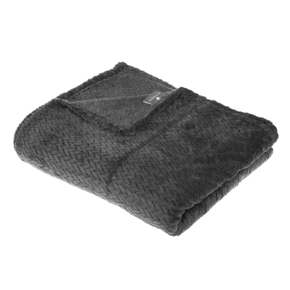 Plaid - flanelle - tressé - 125x150