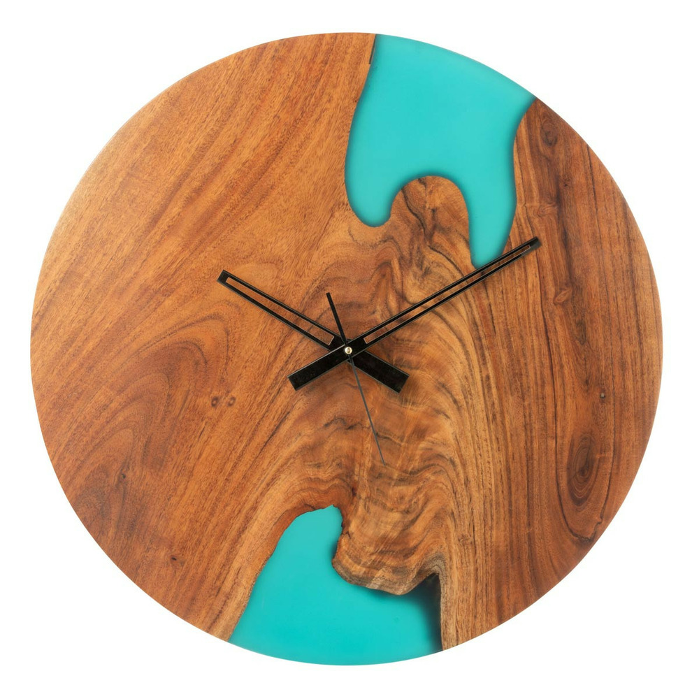 Horloge murale en bois 