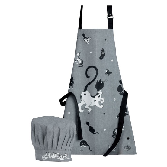 Lot table de cuisine, toque et gant de cuisine enfant dubout