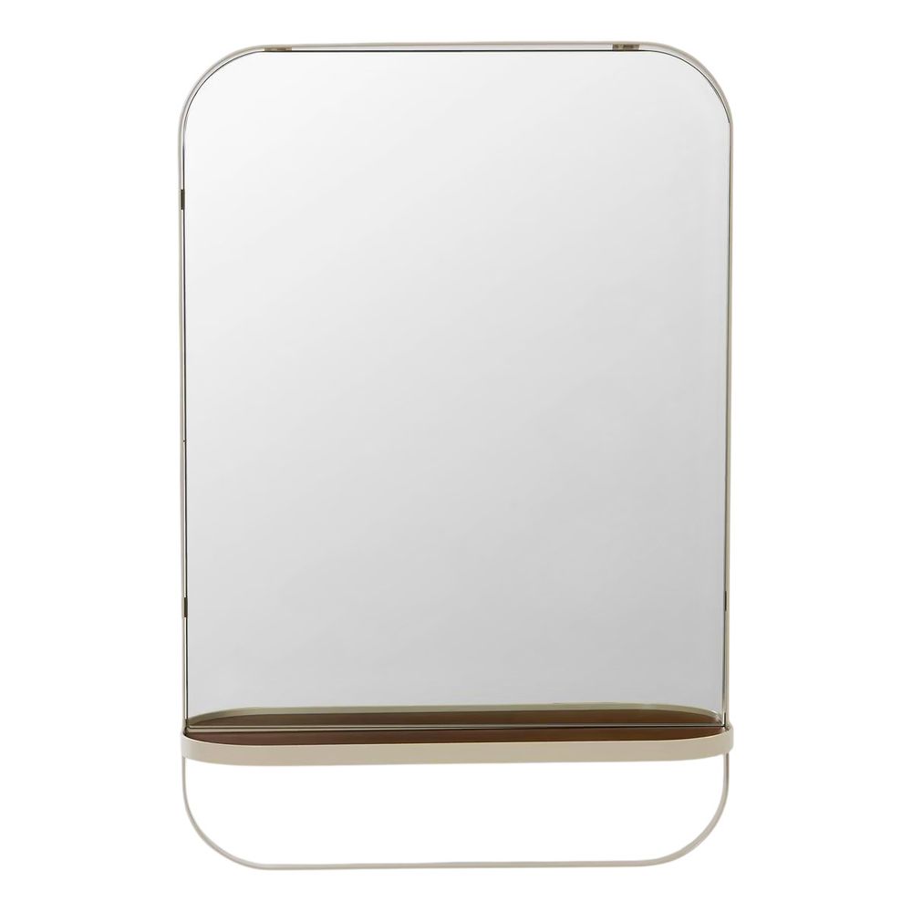 Miroir mural avec étagère 