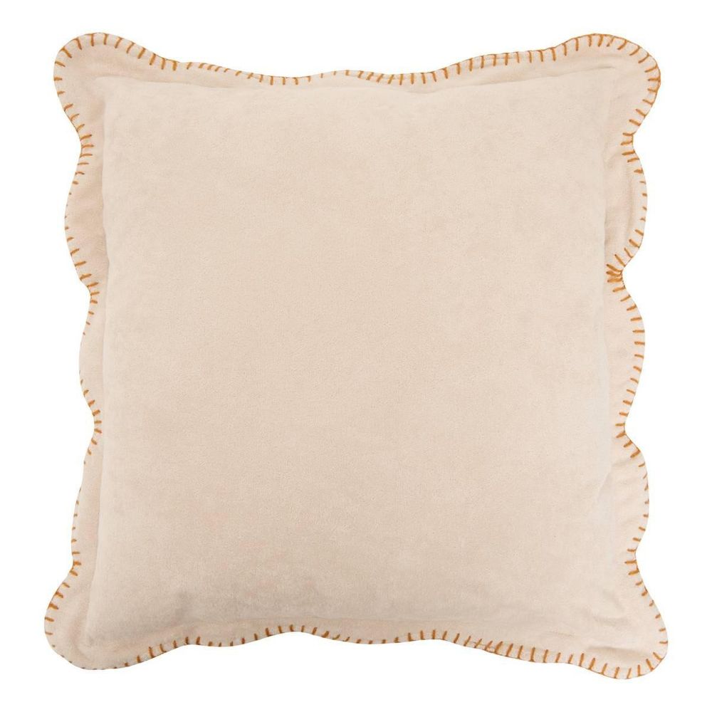 Coussin déco à festons 