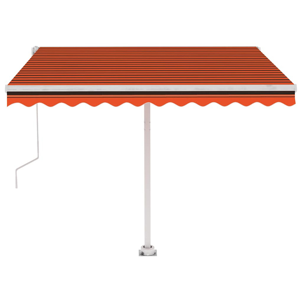 Auvent automatique sur pied 300x250 cm orange/marron