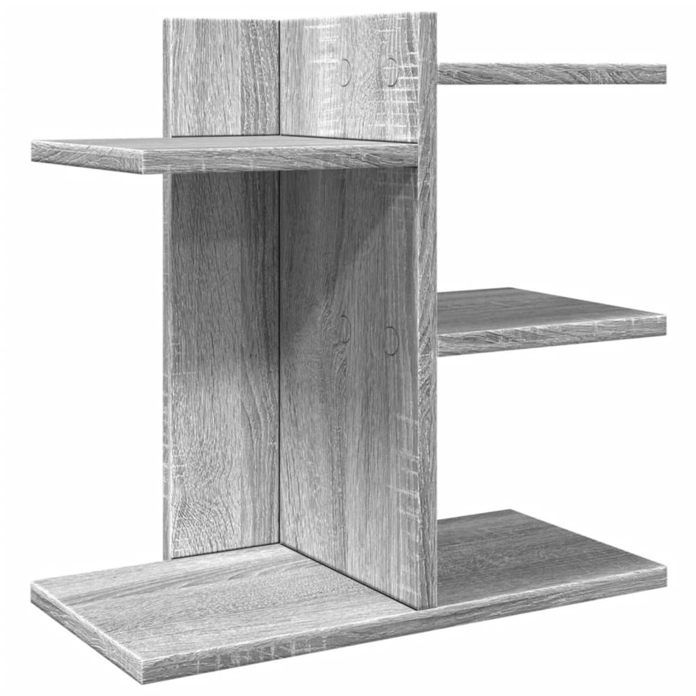 Organisateur de bureau sonoma gris 42x21,5x42cm bois ingénierie