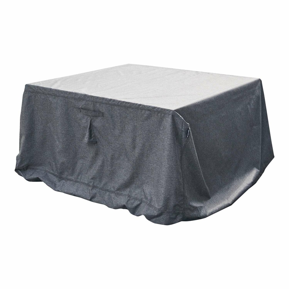 Housse de table rectangulaire s - 185 x 125 x 80 cm - gris foncé