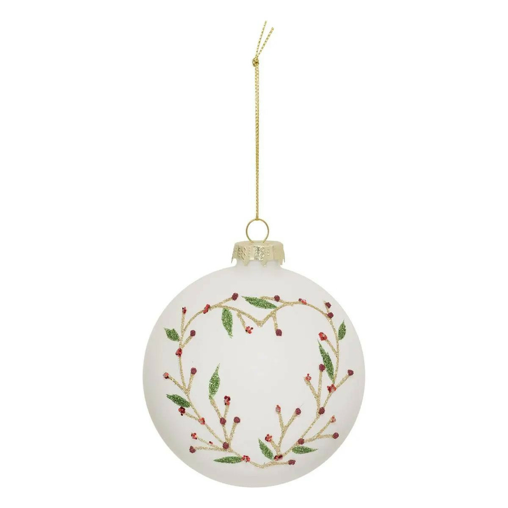 Boule de noël en verre 