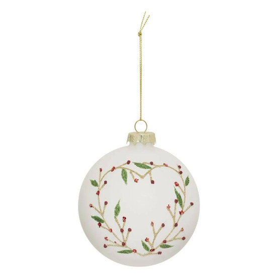 Boule de noël en verre