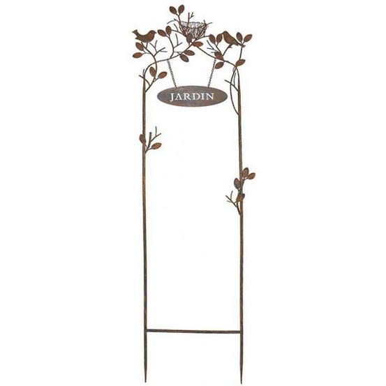 Treillage en fer jardin 137 x 46 cm