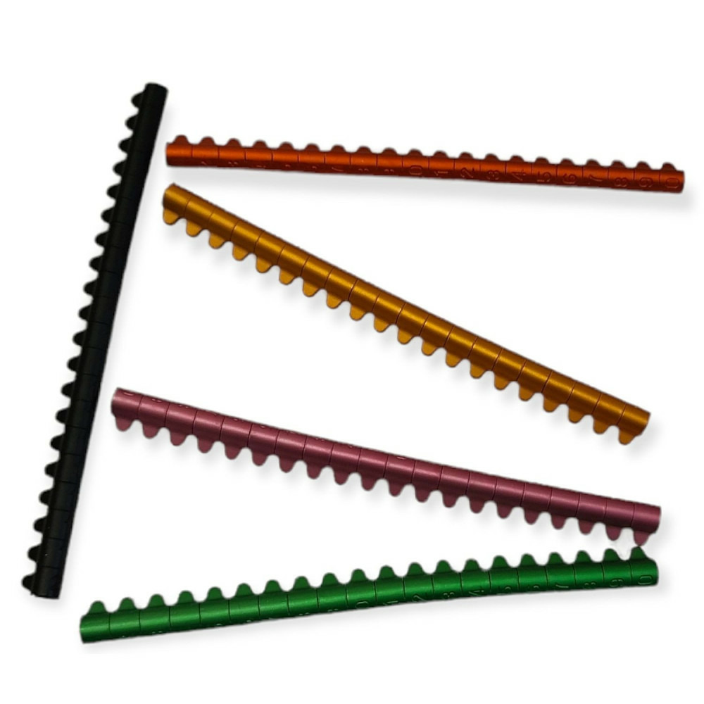 100 bagues en métal ø 4mm pour perruches, différentes couleurs