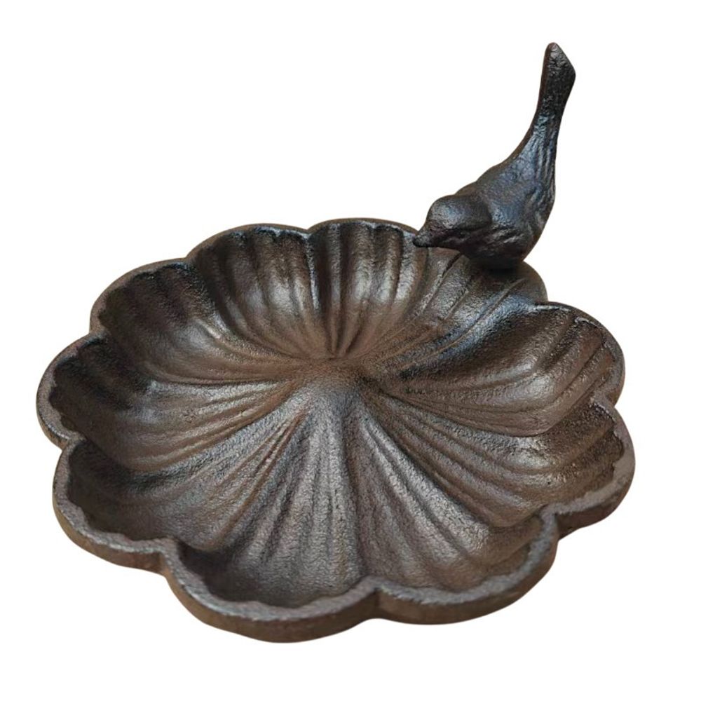 Mangeoire oiseaux fonte 12x18x16cm