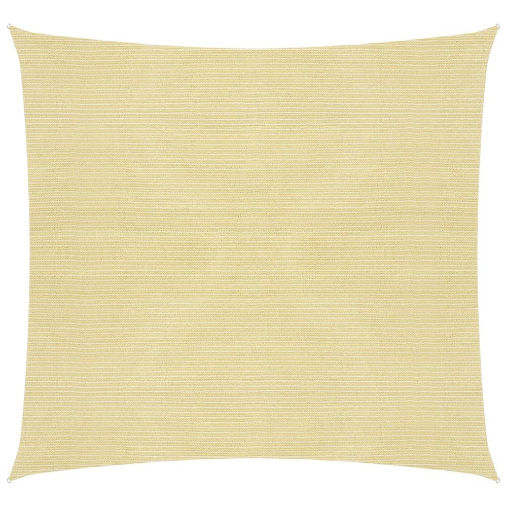 Voile toile d'ombrage parasol 160 g/m² 3 x 3 m pehd beige