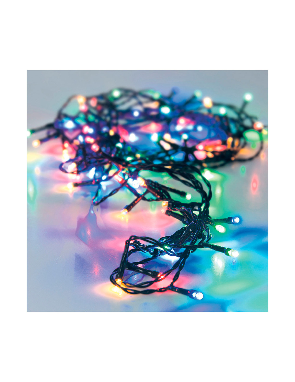 Guirlande 80 led multicolor multifonction exterieur 9m