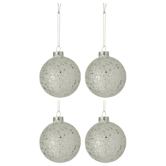 Lot de 4 boules de noël