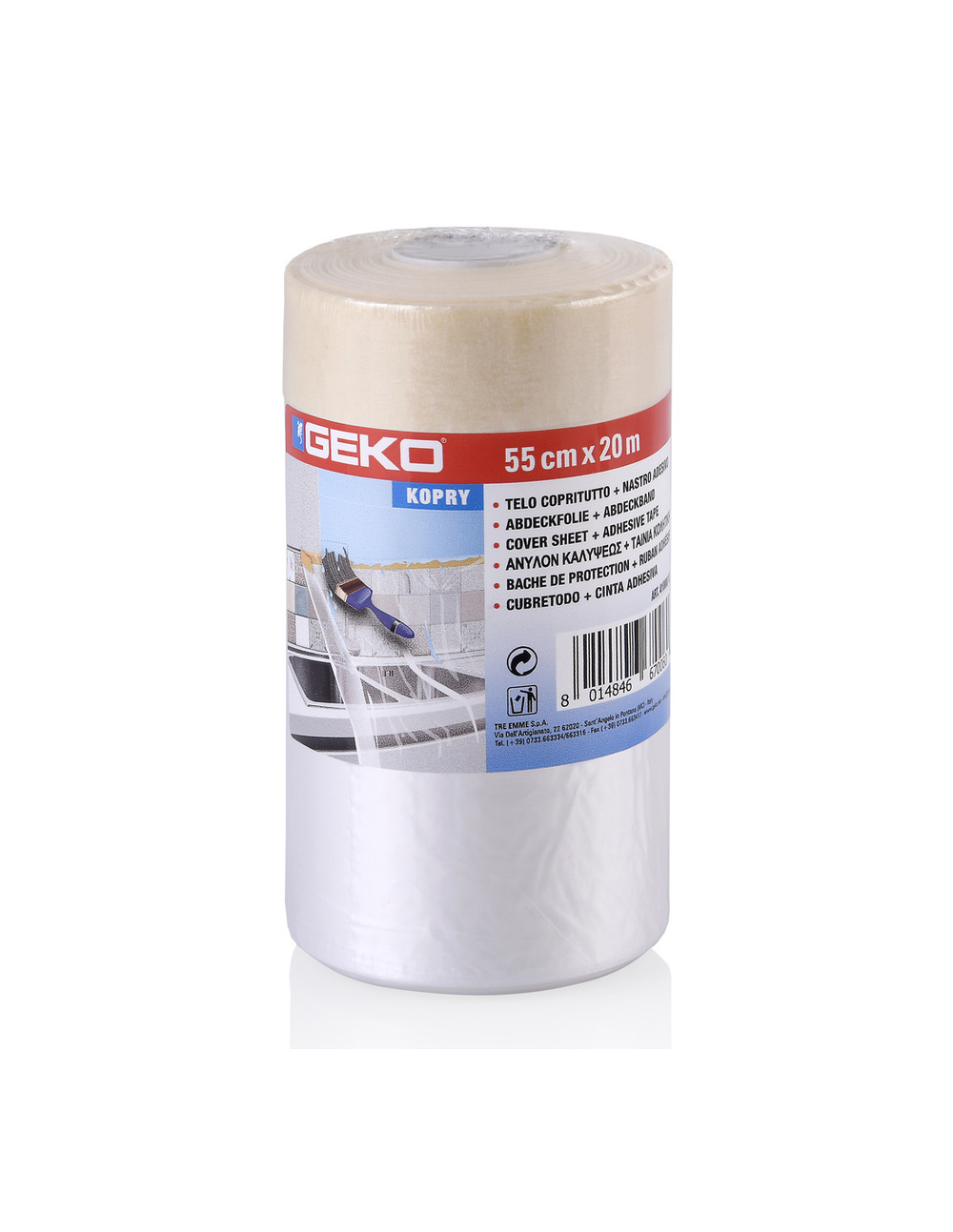 Bâche de protection adhésive - geko