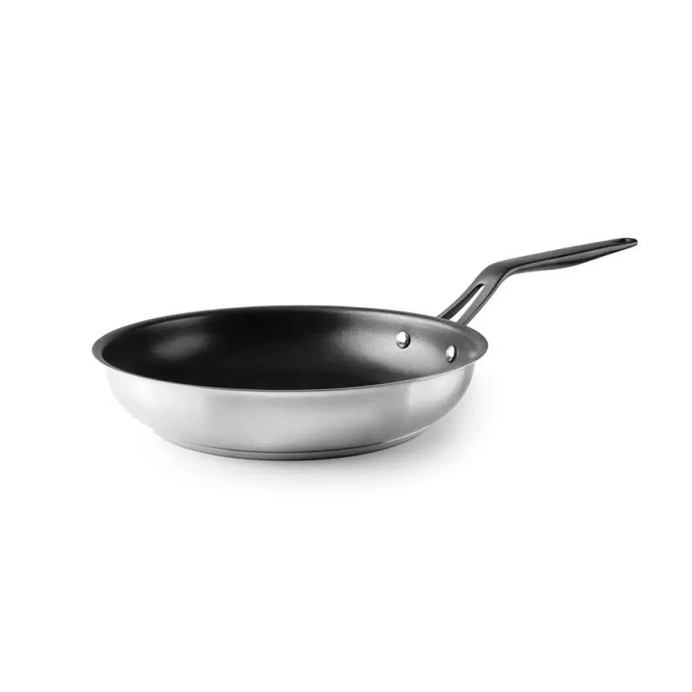 Poêle origin anti-adhérente en acier inoxydable - ø26cm - tous système et four