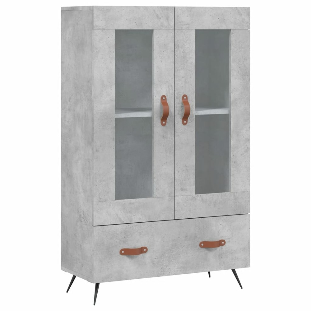 Buffet bahut commode armoire meuble de rangement organisateur cuisine salle de séjour salon haut 69,5 x 31 x 115 cm bois d'in