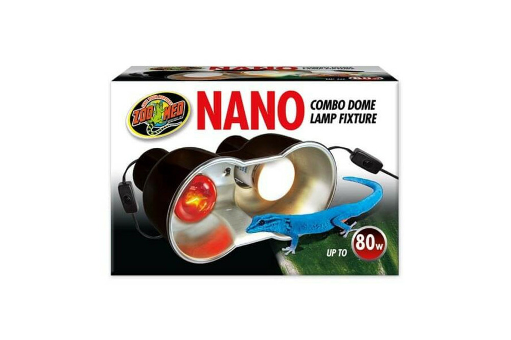 Nano combo dome lamp fixture - eclairage pour reptiles
