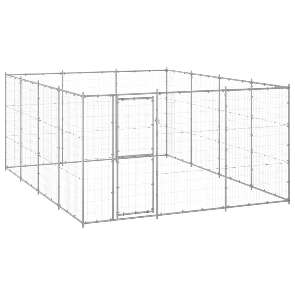 Chenil extérieur acier galvanisé 14,52 m²