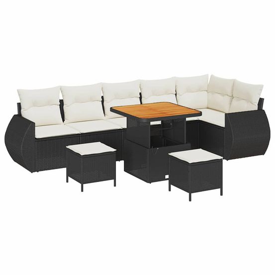 Ensemble de canapé de jardin 9 pc 9-nombre de places